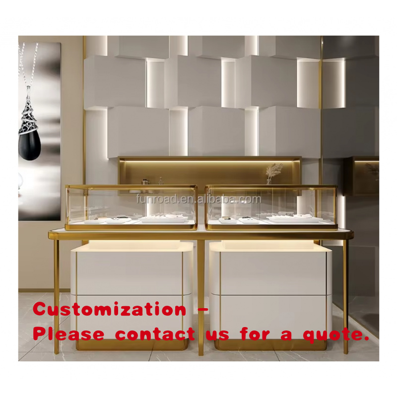 Luxury Watch E Jewellery - Vitrine de présentation en acier inoxydable