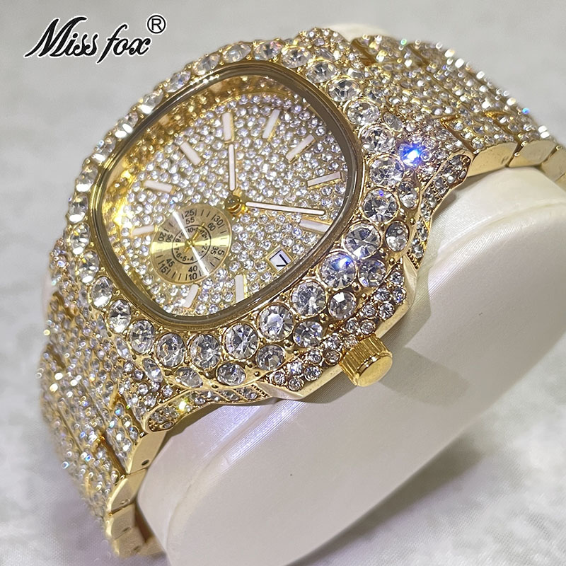 Luxury Watch Iceberg - Hip Hop marque MISSFOX mode glacé