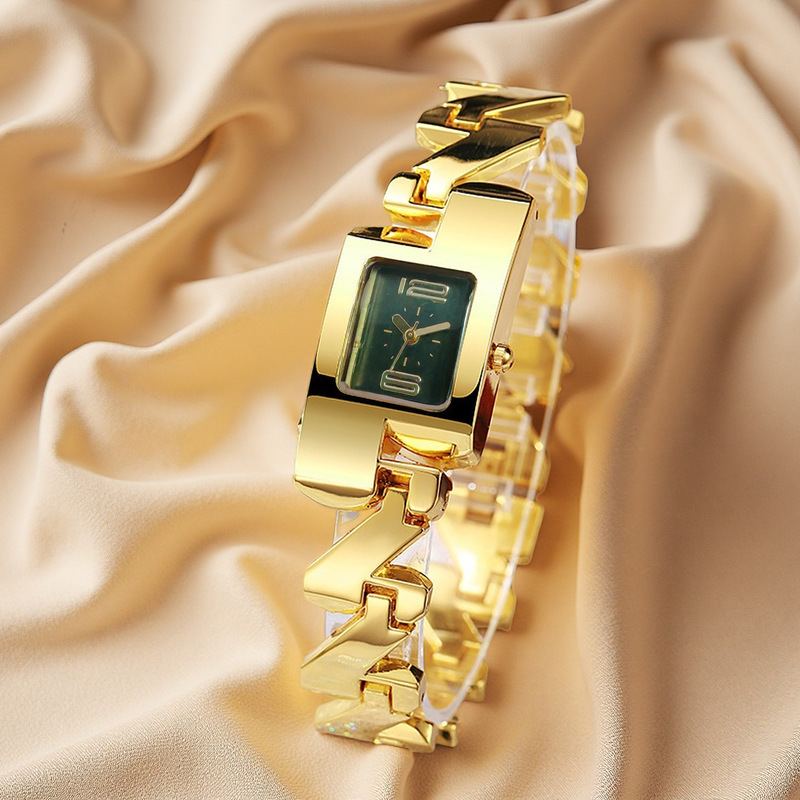 Luxury Watch Female - Montre carrée à quartz pour femme,