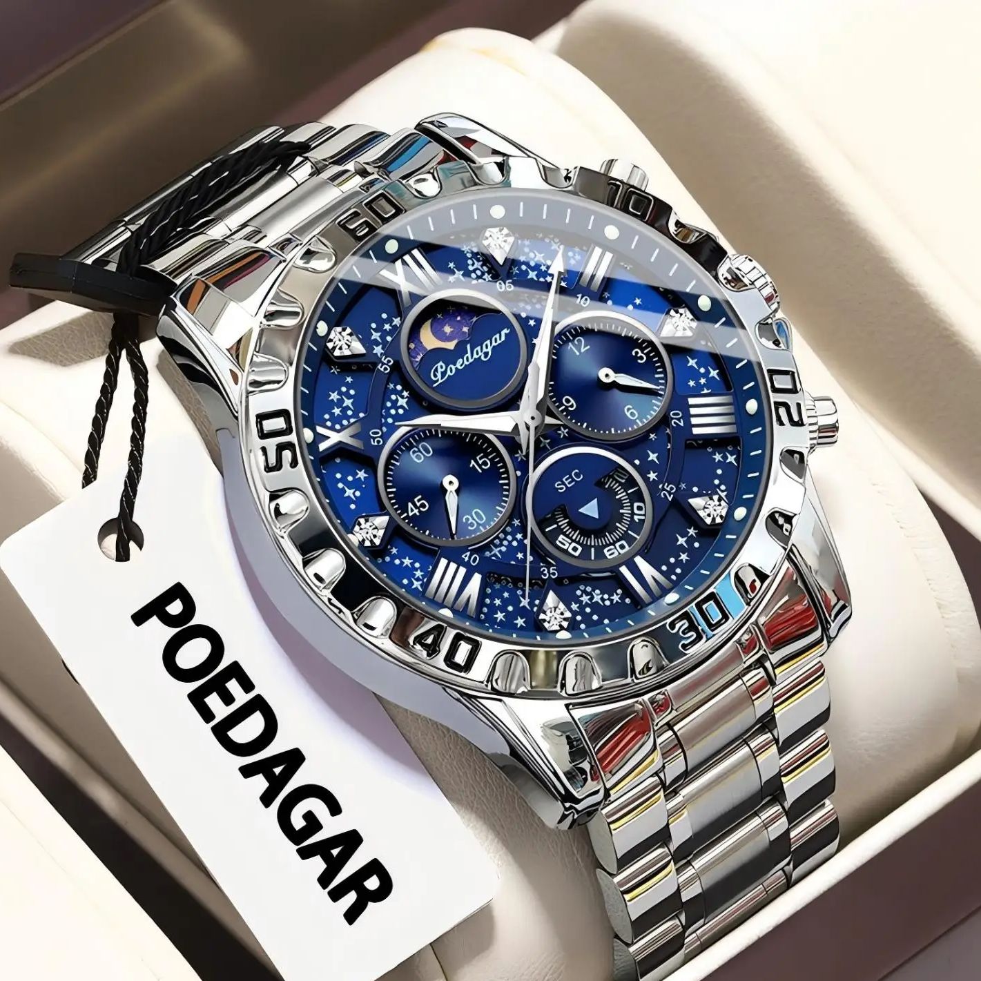Luxury Watch Zone - POEDAGAR luxe mode homme montre étanche