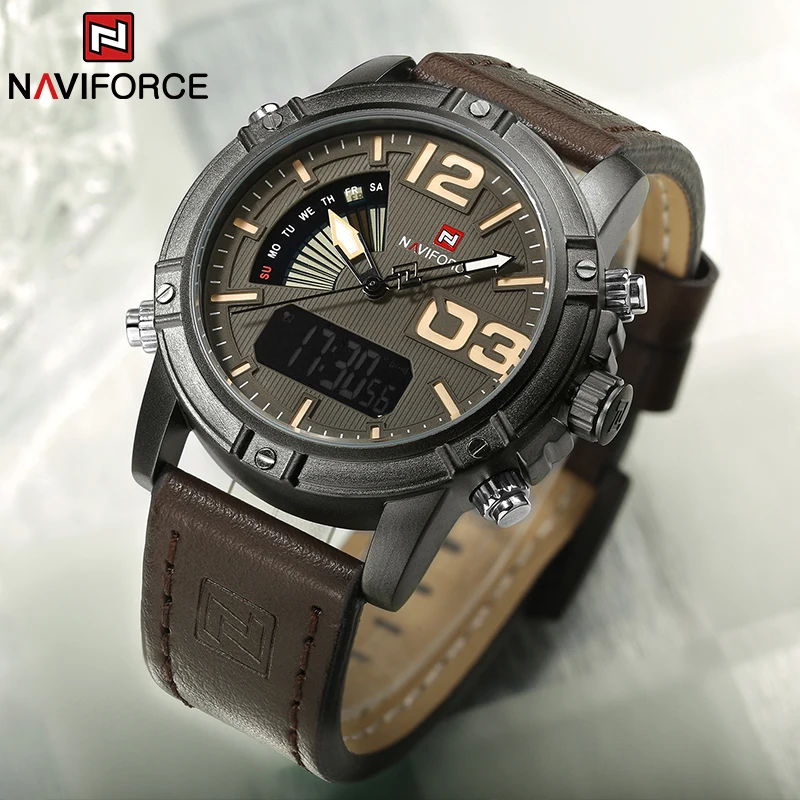 Luxury Watch Zone - NAVIFORCE Top marque hommes montre multifonction