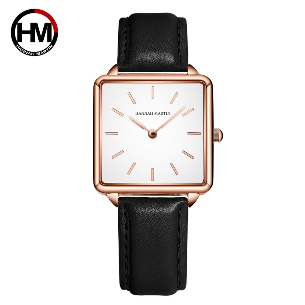 Quiet Luxury Watch - Bracelet en cuir véritable Japon Quartz
