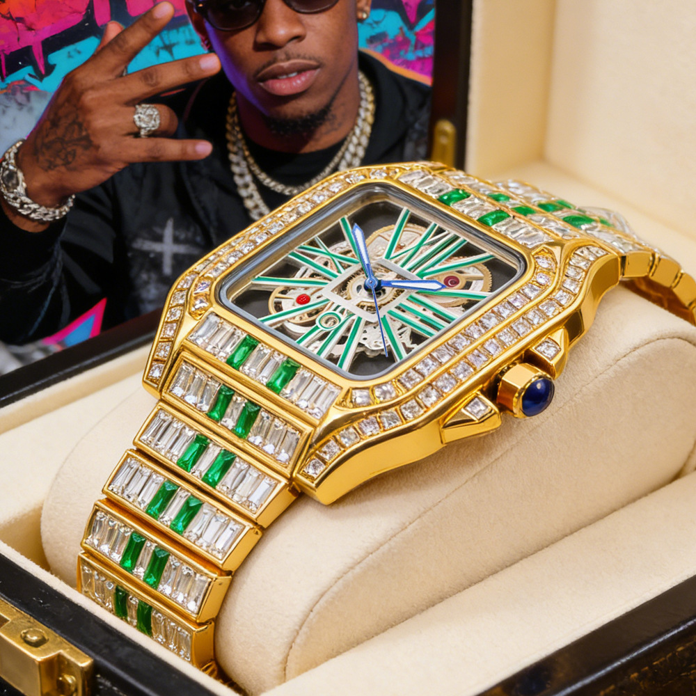 Luxury Watch And Jewelry Brand - Montre-bracelet de luxe creuse en quartz