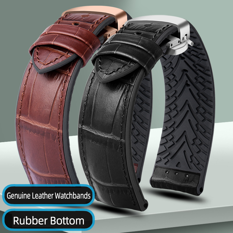 Luxury Watch Rolex - Bracelets de montre en cuir véritable