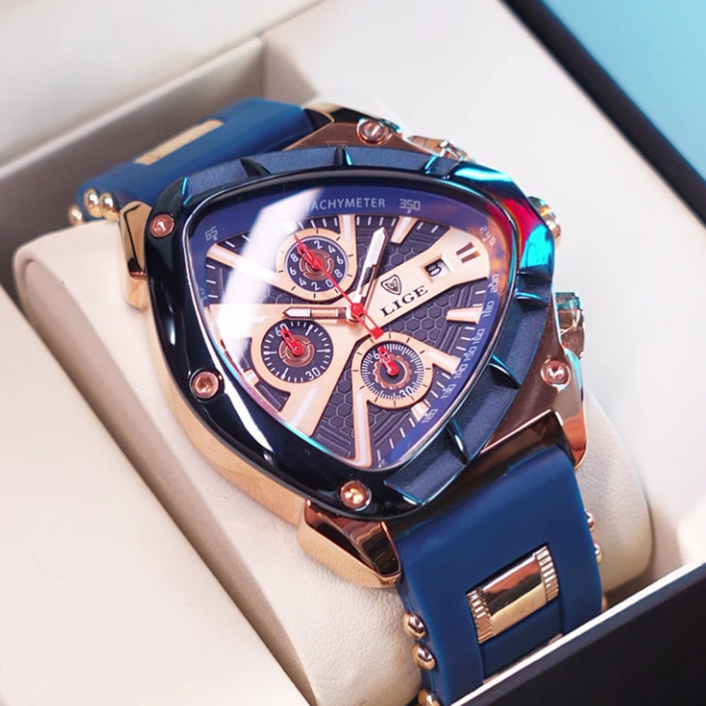Montre Homme LIGE Tendance Chr - Watch Triangle Luxury avis et prix