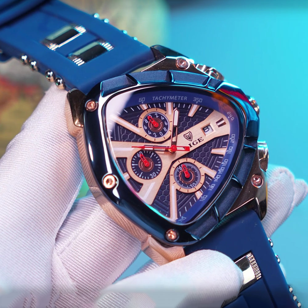 Montre Homme LIGE Tendance Chr - Watch Triangle Luxury avis et prix