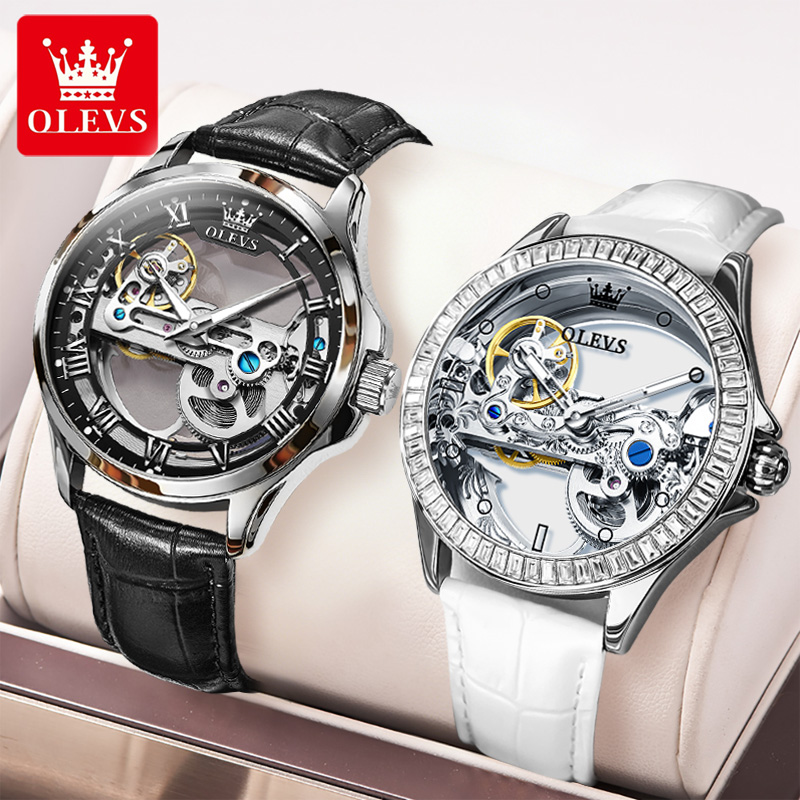 OLEVS Couple montres Original  - Luxury Watch Wallpaper avis et prix