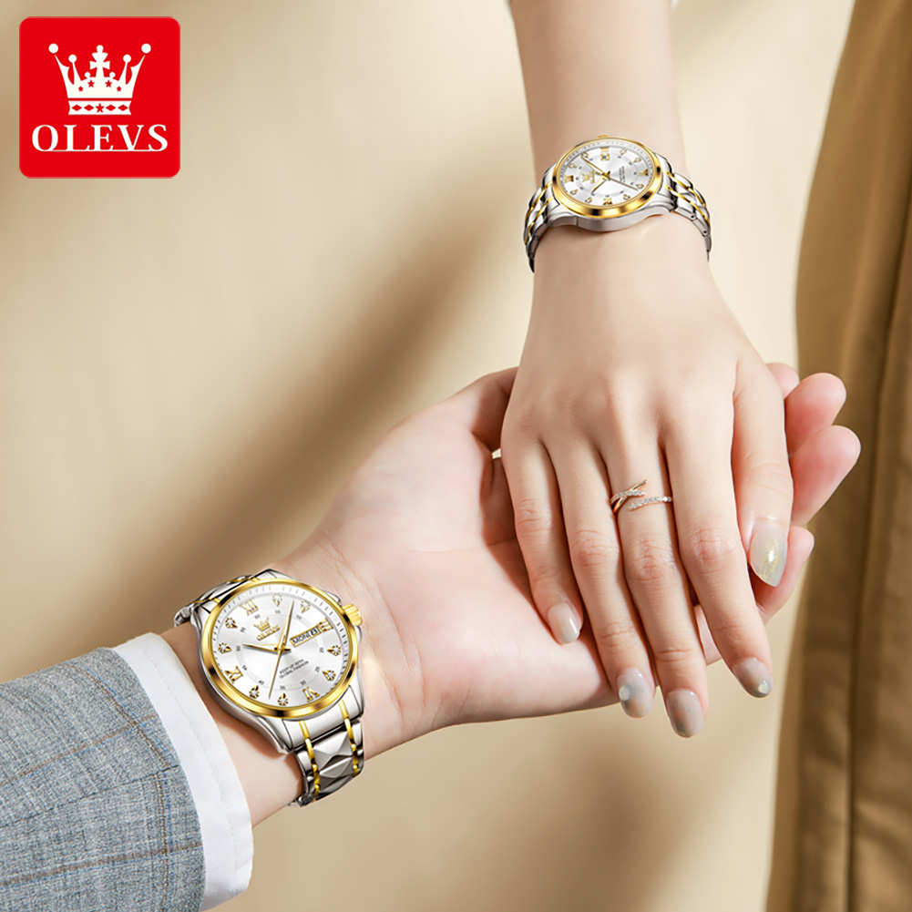 OLEVS 2906 Couple montre origi - Luxury Watch Wallpaper avis et prix