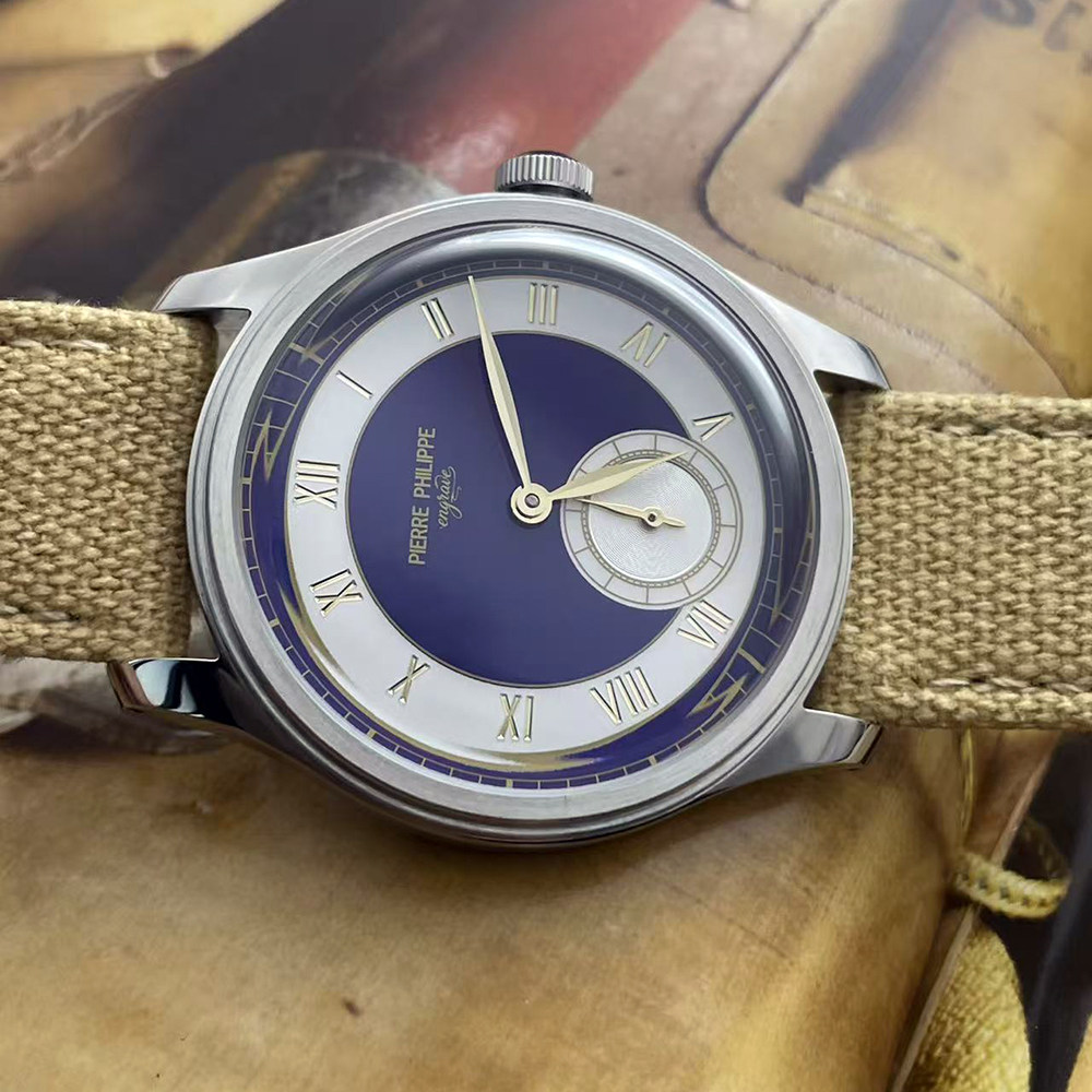 Montre mécanique vintage pour  - Guilloché Dial Watch avis et prix