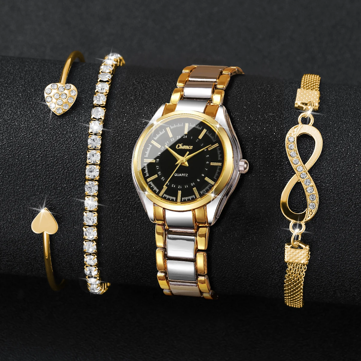 Ensemble de 4 montres élégante - Luxury Watch Female avis et prix