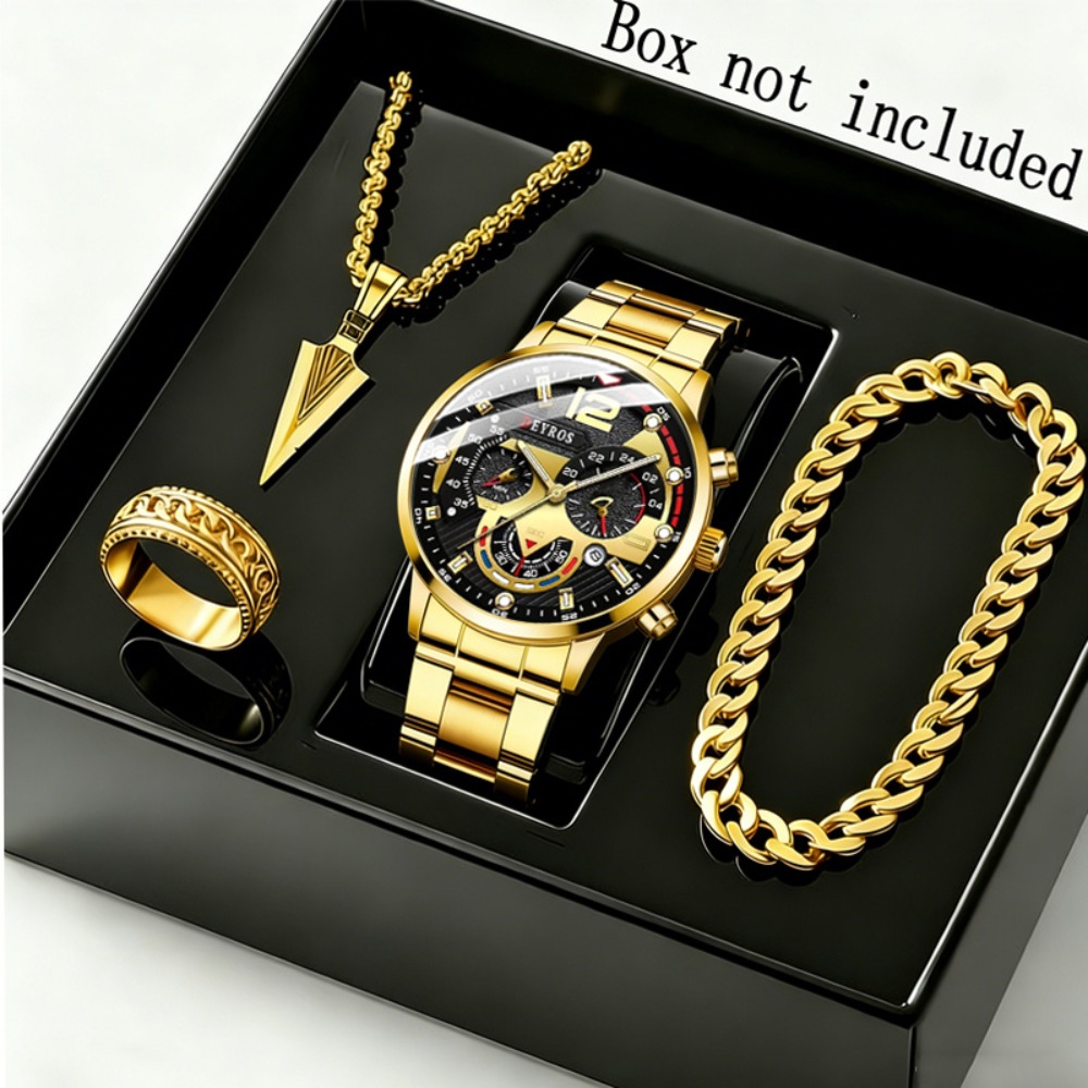 Ensemble de 4 pièces : montre  - Watch Triangle Luxury avis et prix
