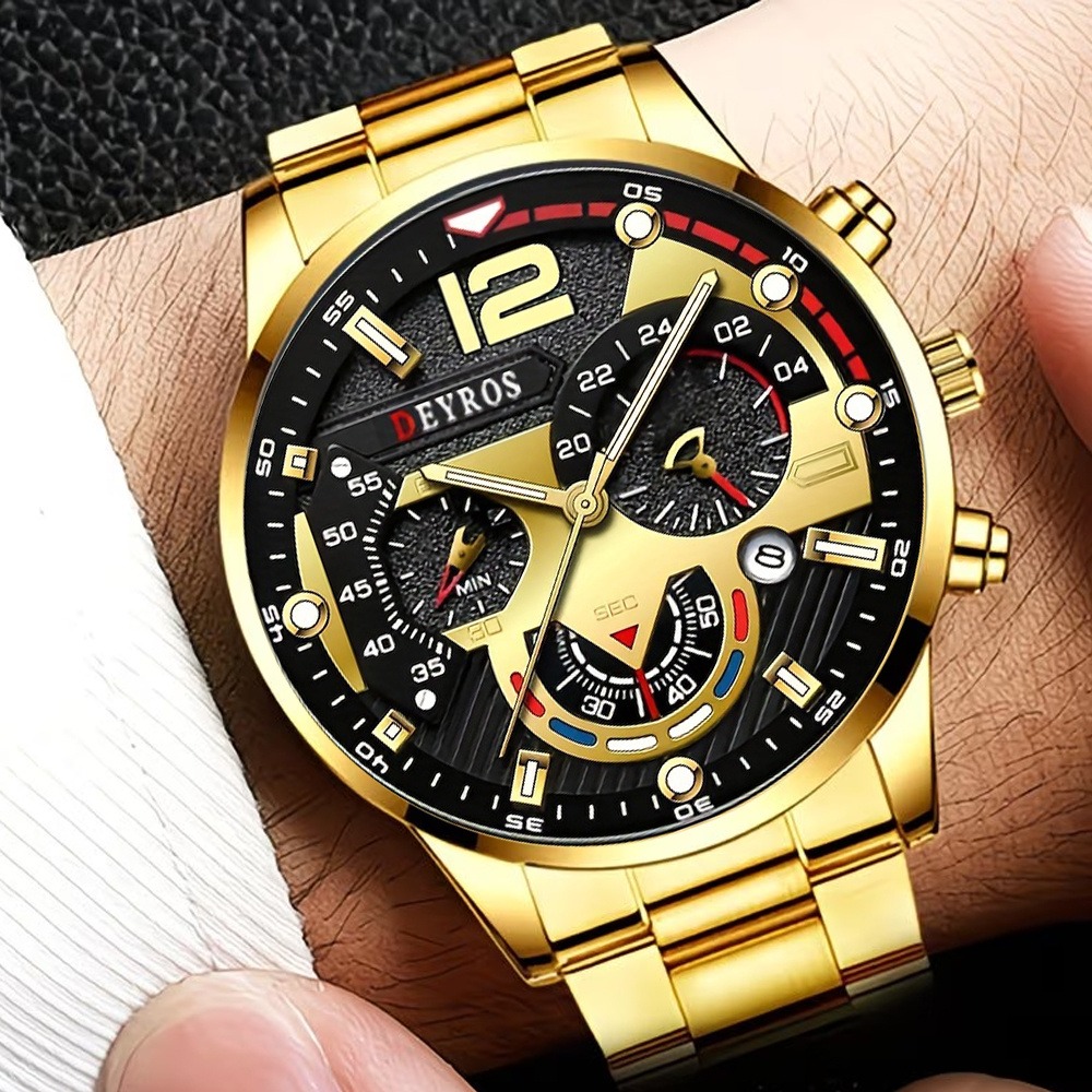 Ensemble de 4 pièces : montre  - Watch Triangle Luxury avis et prix