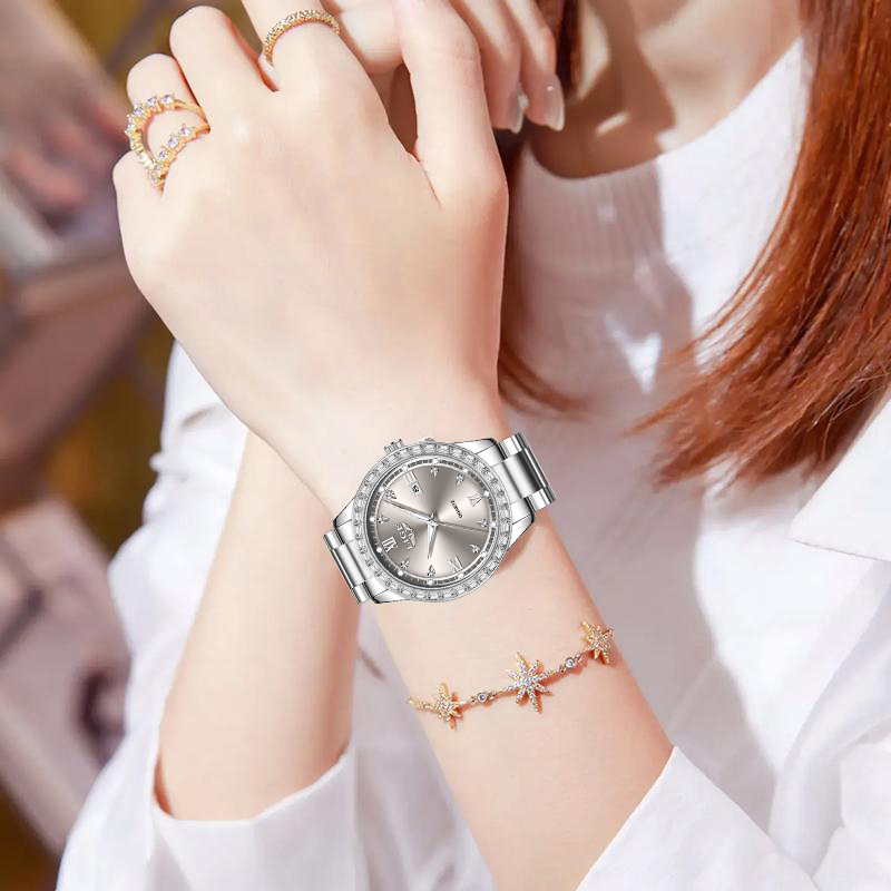 Montre-bracelet à quartz LIGE  - Luxury Watch Wallpaper avis et prix