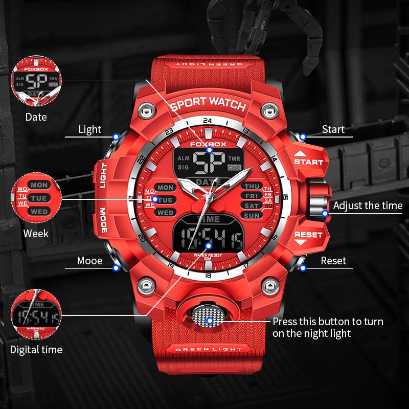 FOXBOX montre militaire pour h - Luxury Watch Zone avis et prix