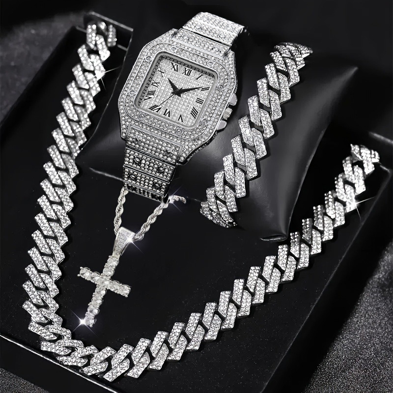 Ensemble de 4 montres carrées  - Luxury Watch Iceberg avis et prix