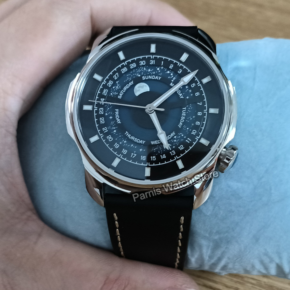 Parnis – montre automatique po - Guilloché Dial Watch avis et prix