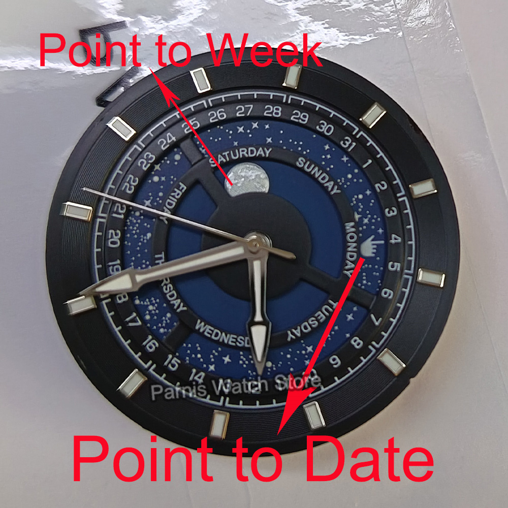 Parnis – montre automatique po - Guilloché Dial Watch avis et prix