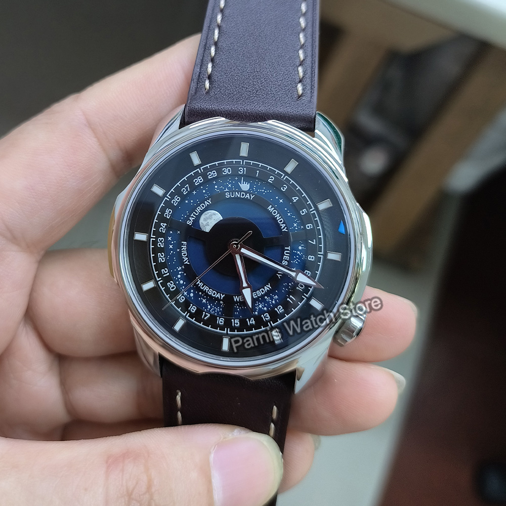 Parnis – montre automatique po - Guilloché Dial Watch avis et prix