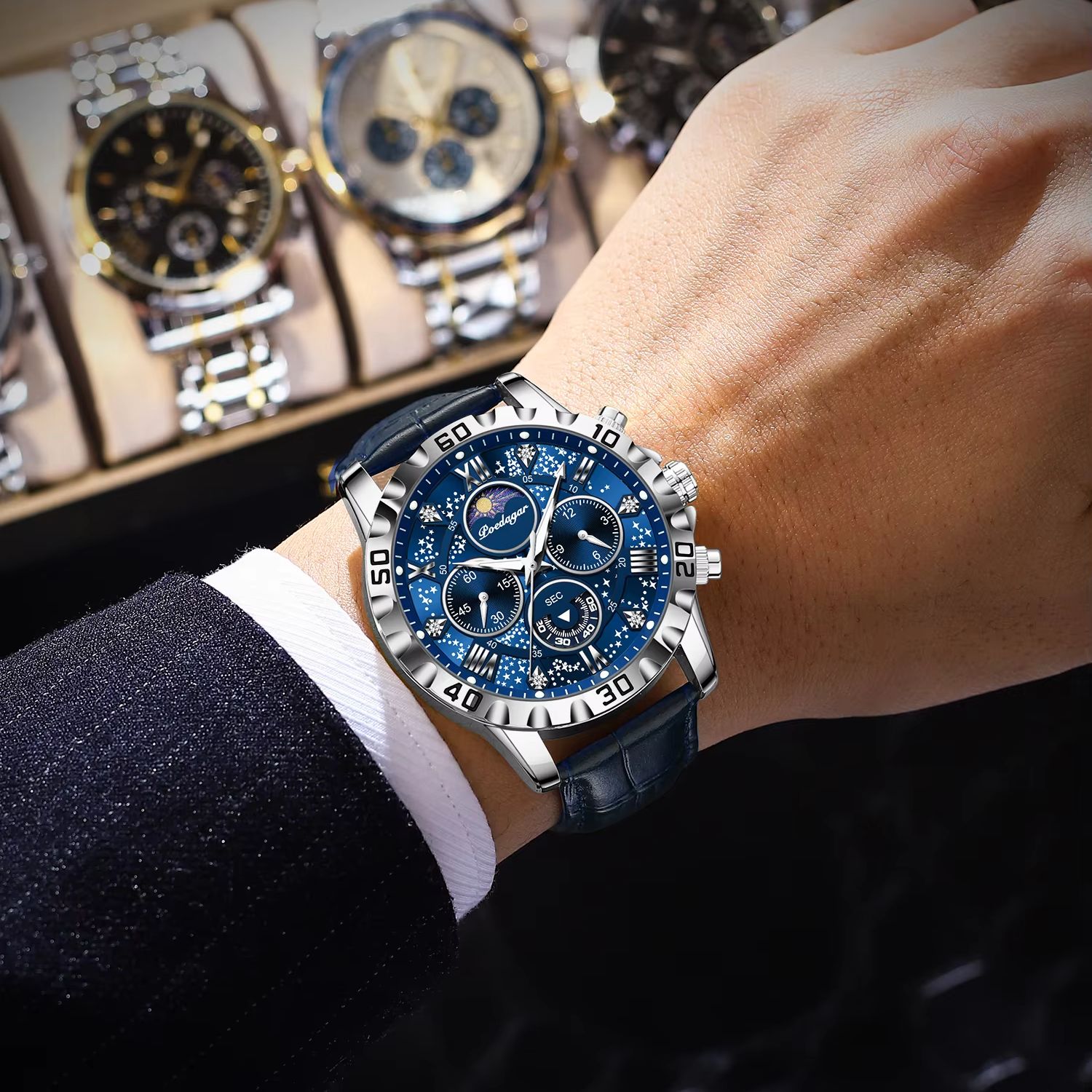 POEDAGAR luxe mode homme montr - Luxury Watch Zone avis et prix