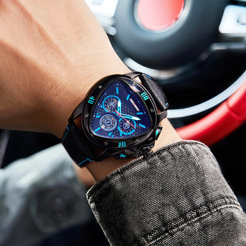 Montre Triangle Tendance Homme - Watch Triangle Luxury avis et prix