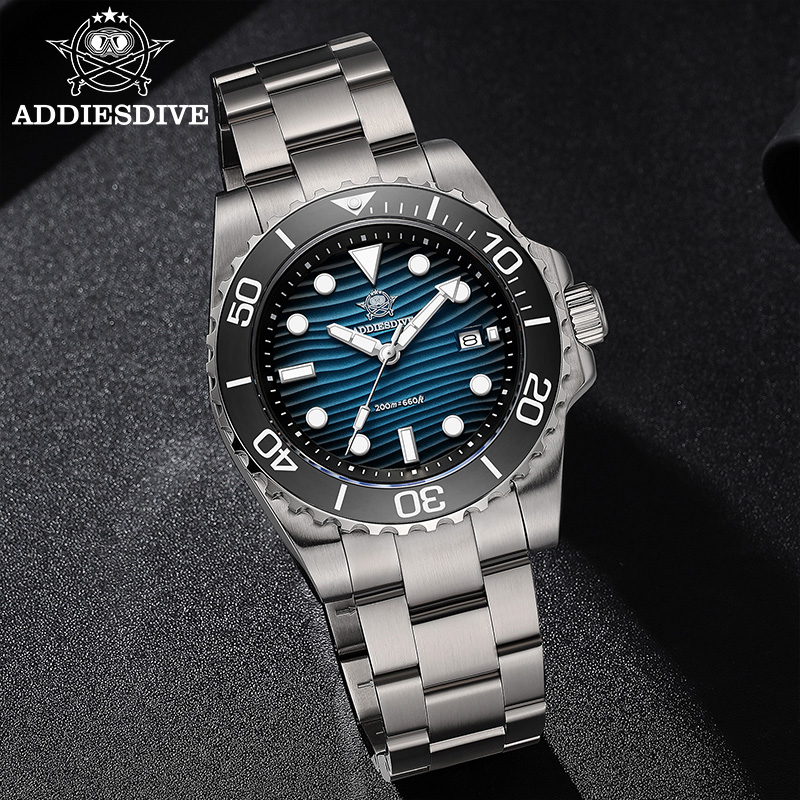 ADDIESDIVE montre à Quartz 211 - Guilloché Dial Watch avis et prix