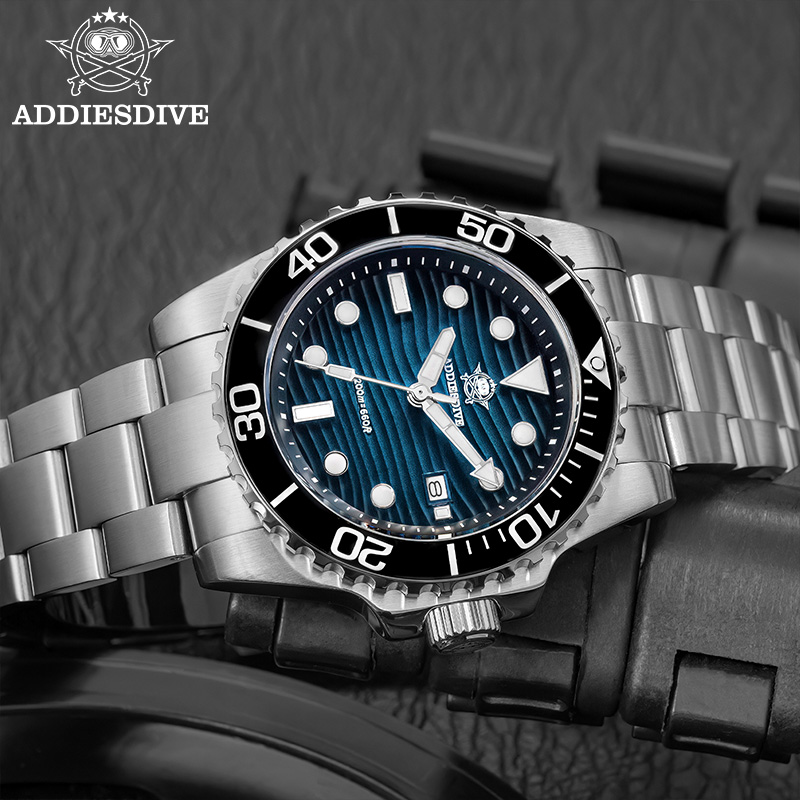 ADDIESDIVE montre à Quartz 211 - Guilloché Dial Watch avis et prix
